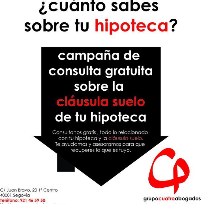 Hipotecas cláusula suelo